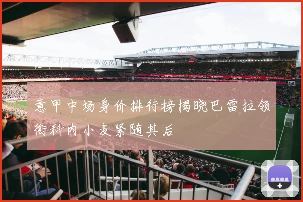 意甲中场身价排行榜揭晓巴雷拉领衔科内小麦紧随其后
